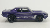 2009 Hot Wheels Muscle Mania '69 Camaro Purple Die Cast Toy Muscle Car Vehicle