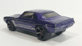 2009 Hot Wheels Muscle Mania '69 Camaro Purple Die Cast Toy Muscle Car Vehicle