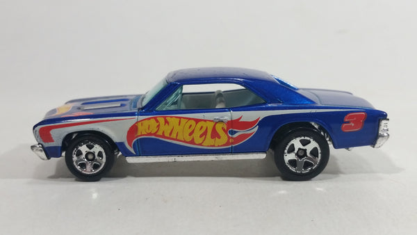 2011 Hot Wheels HW Racing '67 Chevelle SS 396 Metalflake Blue Die Cast Toy Muscle Car Vehicle