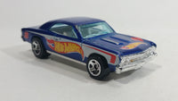 2011 Hot Wheels HW Racing '67 Chevelle SS 396 Metalflake Blue Die Cast Toy Muscle Car Vehicle