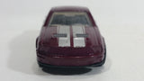 2010 Hot Wheels Faster Than Ever '07 Shelby GT500 Metallic Plum Burgundy Die Cast Toy Muscle Car Vehicle