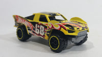 2014 Hot Wheels HW Off-Road Off Track Baja Truck #68 Yellow Die Cast Toy Car Vehicle