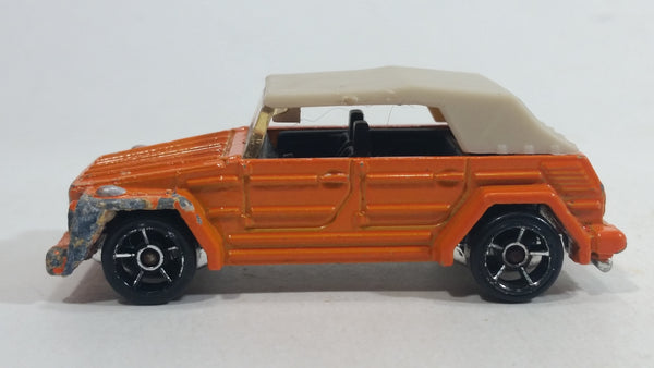 2014 Hot Wheels Volkswagen Type 181 Orange Die Cast Toy Car Vehicle