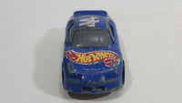 2000 Hot Wheels Racer Nascar #44 7/20 Blue Die Cast Toy Race Car Vehicle McDonald's Happy Meal