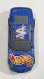 2000 Hot Wheels Racer Nascar #44 7/20 Blue Die Cast Toy Race Car Vehicle McDonald's Happy Meal