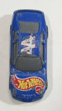 2000 Hot Wheels Racer Nascar #44 7/20 Blue Die Cast Toy Race Car Vehicle McDonald's Happy Meal