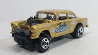 2013 Hot Wheels HW Showroom American Turbo '55 Chevy Bel Air Gasser Metallic Champagne Gold Die Cast Toy Muscle Car Vehicle