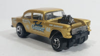 2013 Hot Wheels HW Showroom American Turbo '55 Chevy Bel Air Gasser Metallic Champagne Gold Die Cast Toy Muscle Car Vehicle