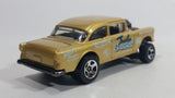 2013 Hot Wheels HW Showroom American Turbo '55 Chevy Bel Air Gasser Metallic Champagne Gold Die Cast Toy Muscle Car Vehicle