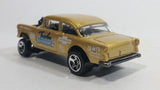 2013 Hot Wheels HW Showroom American Turbo '55 Chevy Bel Air Gasser Metallic Champagne Gold Die Cast Toy Muscle Car Vehicle