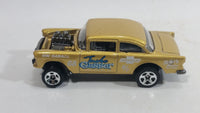 2013 Hot Wheels HW Showroom American Turbo '55 Chevy Bel Air Gasser Metallic Champagne Gold Die Cast Toy Muscle Car Vehicle