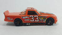 2011 Hot Wheels Circle Trucker Truck Orange #33 Die Cast Toy Car Vehicle