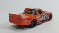 2011 Hot Wheels Circle Trucker Truck Orange #33 Die Cast Toy Car Vehicle