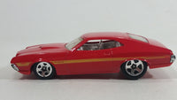 2011 Hot Wheels '72 Ford Gran Torino Sport Red Die Cast Toy Muscle Car Vehicle