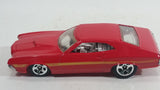 2011 Hot Wheels '72 Ford Gran Torino Sport Red Die Cast Toy Muscle Car Vehicle