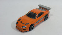 2013 Hot Wheels HW City Street Power Toyota Supra Orange Die Cast Toy Car Vehicle