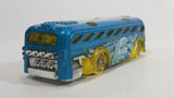 2013 Hot Wheels HW City Graffiti Rides Surfin' School Bus Yellow Die Cast Toy Car Vehicle