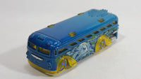 2013 Hot Wheels HW City Graffiti Rides Surfin' School Bus Yellow Die Cast Toy Car Vehicle