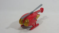 2009 Hot Wheels HW City Works Killer Copter Sky Fire Channel 68 Red Die Cast Toy Helicopter Aircraft Vehicle