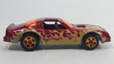 2010 Hot Wheels Race World Volcano Hot Bird Pontiac Firebird Metalflake Red Die Cast Toy Car Vehicle