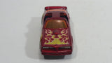 2010 Hot Wheels Race World Volcano Hot Bird Pontiac Firebird Metalflake Red Die Cast Toy Car Vehicle