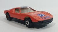 Yatming Lamborghini Miura Classic #17 Turbo Orange Die Cast Toy Car Vehicle