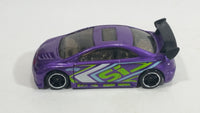 2010 Hot Wheels Hot Tunerz 2006 Honda Civic SI Purple Die Cast Toy Car Vehicle