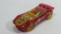 2010 Hot Wheels Race World Earth Nerve Hammer Transparent Red Die Cast Toy Car Vehicle