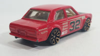 2012 Hot Wheels Faster Than Ever Datsun Bluebird 510 Red #32 Die Cast Toy Race Car Vehicle