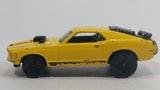 1998 Hot Wheels First Editions Mustang Mach I Yellow Die Cast Toy Muscle Car Vehicle