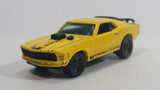 1998 Hot Wheels First Editions Mustang Mach I Yellow Die Cast Toy Muscle Car Vehicle