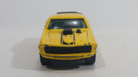 1998 Hot Wheels First Editions Mustang Mach I Yellow Die Cast Toy Muscle Car Vehicle