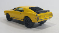 1998 Hot Wheels First Editions Mustang Mach I Yellow Die Cast Toy Muscle Car Vehicle