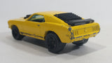 1998 Hot Wheels First Editions Mustang Mach I Yellow Die Cast Toy Muscle Car Vehicle