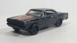 2009 Hot Wheels Muscle Mania '70 Roadrunner Enamel Black Die Cast Toy Muscle Car Vehicle