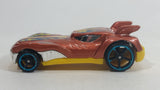 2014 Hot Wheels HW City Medieval Rides Howlin' Heat Metalflake Copper Die Cast Toy Car Vehicle