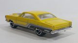 2010 Hot Wheels Muscle Mania '66 Ford Fairlane GT Yellow Die Cast Toy Muscle Car Vehicle