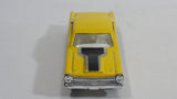 2010 Hot Wheels Muscle Mania '66 Ford Fairlane GT Yellow Die Cast Toy Muscle Car Vehicle