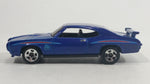 2011 Hot Wheels '70 Pontiac GTO Judge Metallic Blue Die Cast Toy Car Vehicle