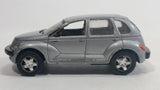 2001 Boley Chrysler PT Cruiser Silver 1/64 Scale Die Cast Toy Car Vehicle with Rubber Tires