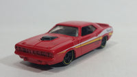 2013 Hot Wheels HW Work Shop Muscle Mania '71 Hemi Cuda Red Die Cast Toy Muscle Car Vehicle