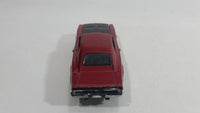 2009 Hot Wheels Muscle Mania '69 Dodge Charger Metalflake Dark Red Die Cast Toy Muscle Car Vehicle with Opening Hood