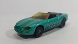 1998 Hot Wheels First Editions Jaguar XK-8 Convertible Metallic Turquoise Green Die Cast Toy Car Vehicle