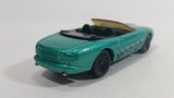 1998 Hot Wheels First Editions Jaguar XK-8 Convertible Metallic Turquoise Green Die Cast Toy Car Vehicle