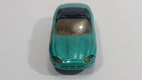 1998 Hot Wheels First Editions Jaguar XK-8 Convertible Metallic Turquoise Green Die Cast Toy Car Vehicle