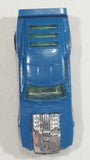 2011 Hot Wheels 3-Lane Super Speedway Exclusive Rivited Light Blue Die Cast Toy Car Vehicle