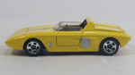 2010 Hot Wheels '62 Ford Mustang Concept Yellow Die Cast Classic Toy Car Vehicle