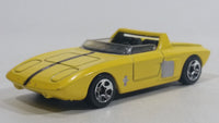 2010 Hot Wheels '62 Ford Mustang Concept Yellow Die Cast Classic Toy Car Vehicle