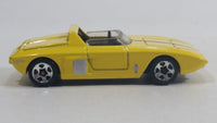 2010 Hot Wheels '62 Ford Mustang Concept Yellow Die Cast Classic Toy Car Vehicle