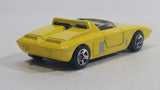 2010 Hot Wheels '62 Ford Mustang Concept Yellow Die Cast Classic Toy Car Vehicle